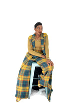 Load image into Gallery viewer, GOLD PLAID TROUSER
